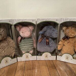 Aldi Disney Classic Winnie Pooh Plush SET Eeyore Piglet Tigger Toy Kids NEW